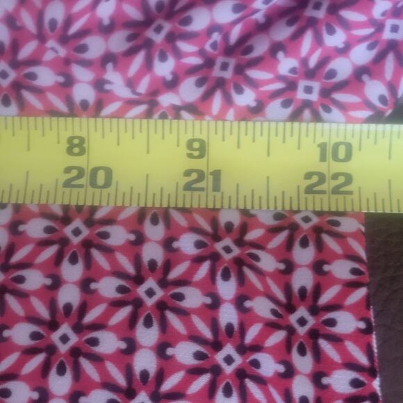 Roz & Ali Women Top Size 1X Geometric design Long Split Sleeve Colorful Soft - Picture 8 of 9